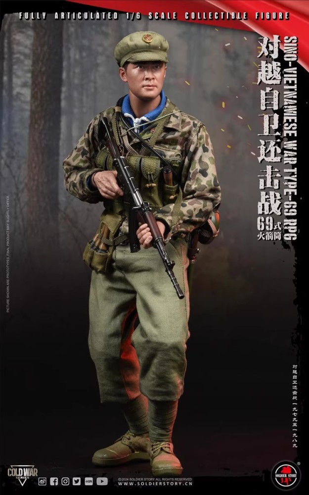 SoldierStory SS140 1/6 Type 69 Rocket Launcher Soldier Action Figure In Stock