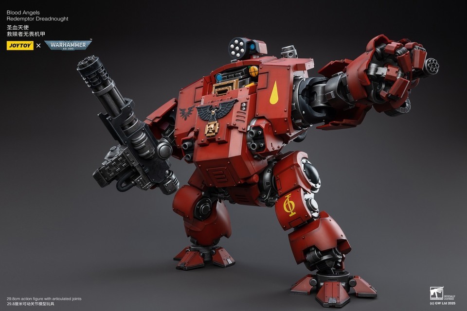 JOYTOY Warhammer 40k 1/18 action figures Blood Angels Redemptor Dreadnought