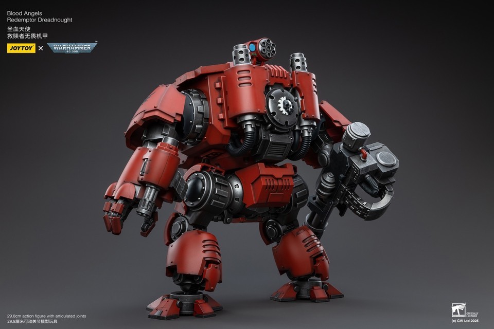 JOYTOY Warhammer 40k 1/18 action figures Blood Angels Redemptor Dreadnought