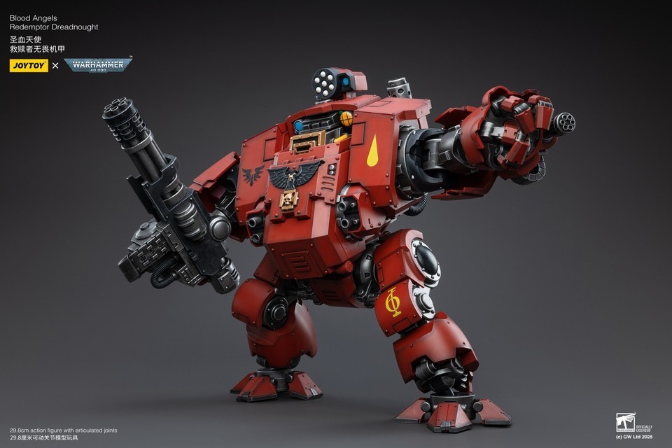 JOYTOY Warhammer 40k 1/18 action figures Blood Angels Redemptor Dreadnought
