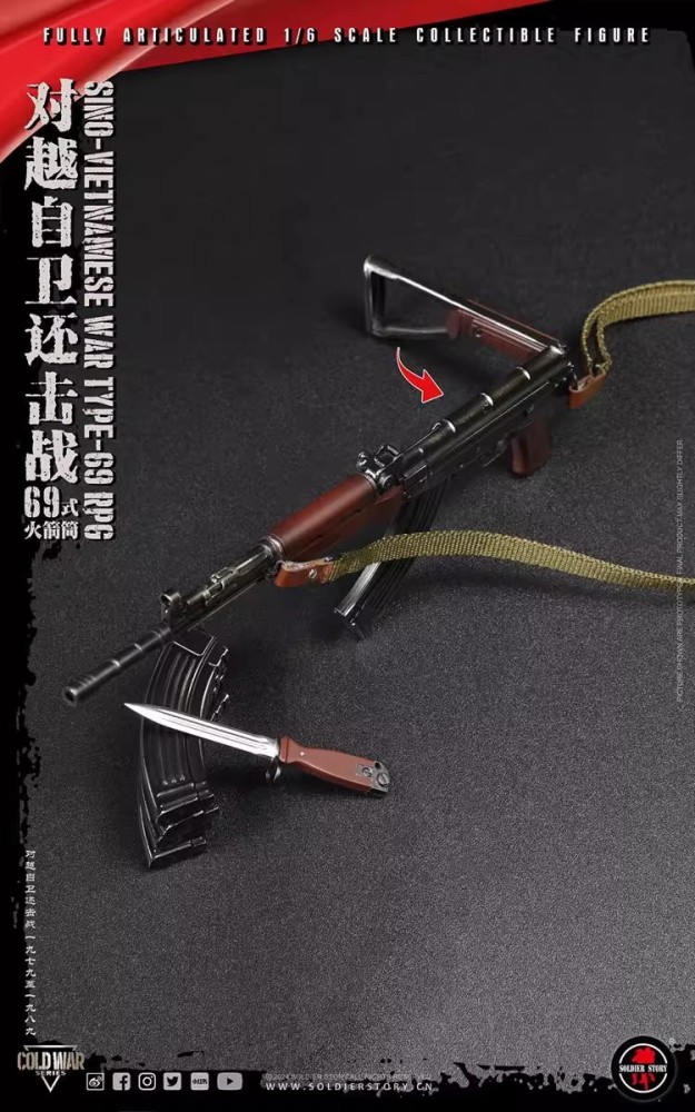 SoldierStory SS140 1/6 Type 69 Rocket Launcher Soldier Action Figure In Stock