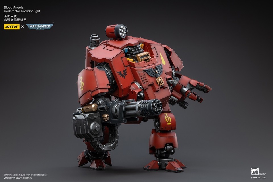 JOYTOY Warhammer 40k 1/18 action figures Blood Angels Redemptor Dreadnought