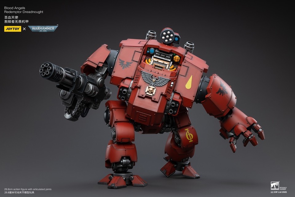 JOYTOY Warhammer 40k 1/18 action figures Blood Angels Redemptor Dreadnought