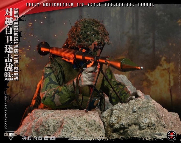 SoldierStory SS140 1/6 Type 69 Rocket Launcher Soldier Action Figure In Stock
