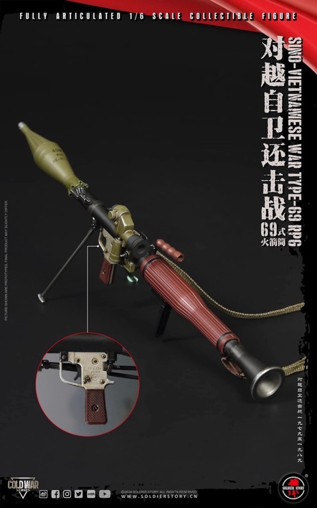 SoldierStory SS140 1/6 Type 69 Rocket Launcher Soldier Action Figure In Stock