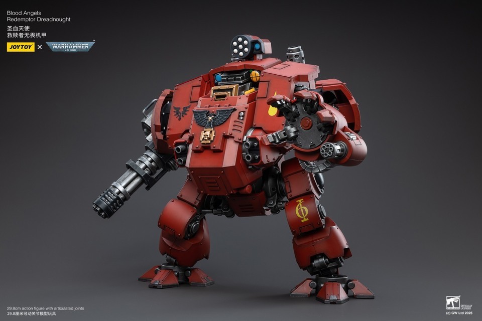 JOYTOY Warhammer 40k 1/18 action figures Blood Angels Redemptor Dreadnought