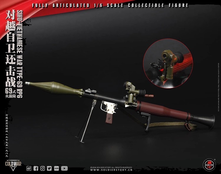 SoldierStory SS140 1/6 Type 69 Rocket Launcher Soldier Action Figure In Stock