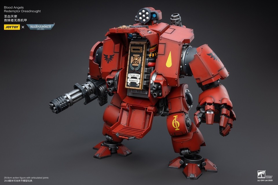 JOYTOY Warhammer 40k 1/18 action figures Blood Angels Redemptor Dreadnought