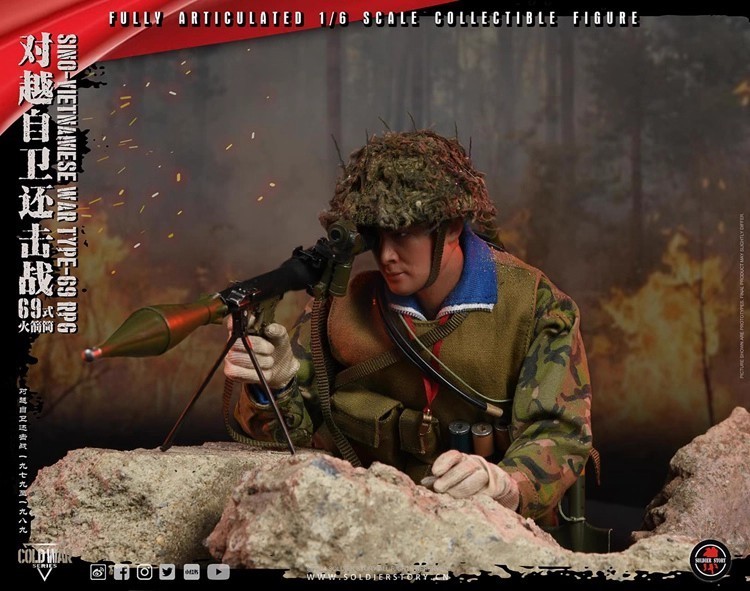 SoldierStory SS140 1/6 Type 69 Rocket Launcher Soldier Action Figure In Stock