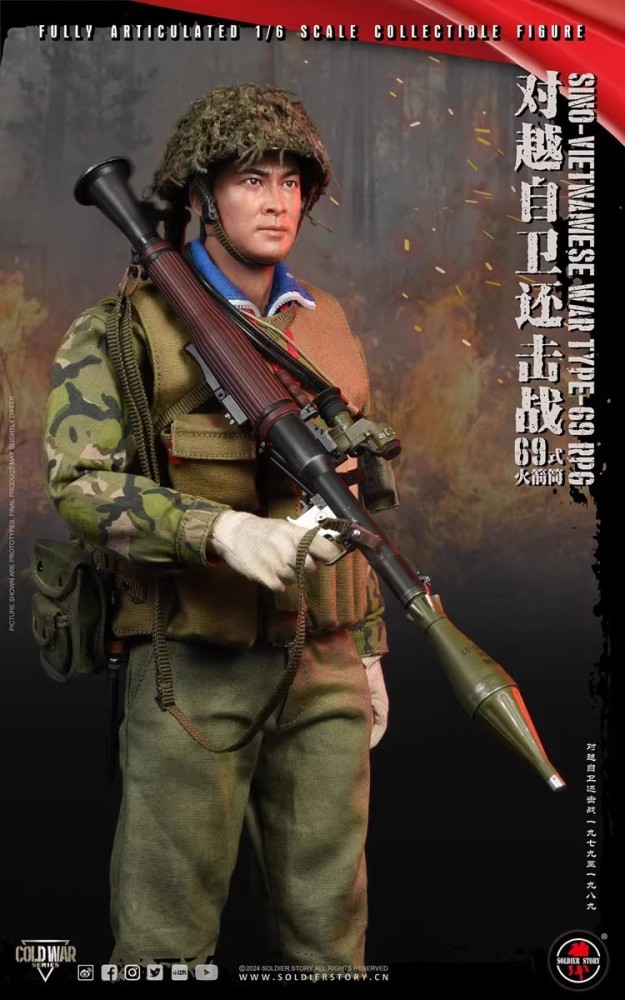 SoldierStory SS140 1/6 Type 69 Rocket Launcher Soldier Action Figure In Stock