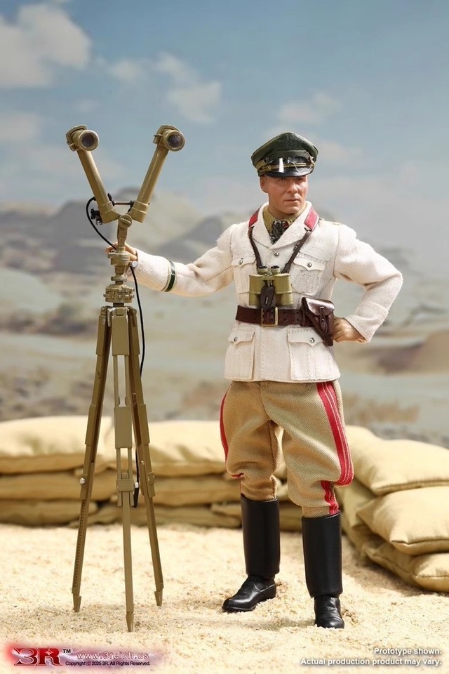 DID 3R TG80004 1/12 Field Marshal The Desert Fox 6" Action Figure New in stock