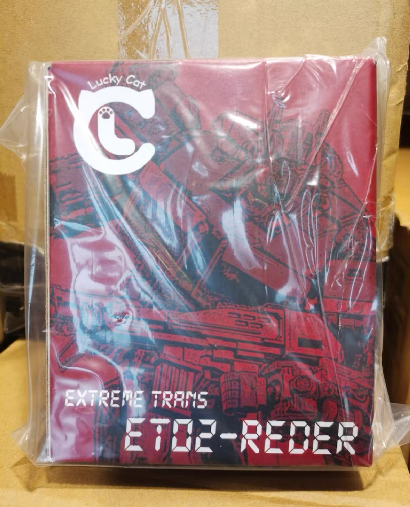 Lucky Cat ET-02 REDER Mini Robot Action Figure Transform Toy In Stock
