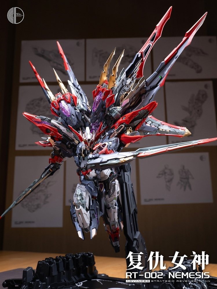 In Stock New Infinite Dimension 1/100 RT-002 Strategic Revenge Nemesis Model Kit