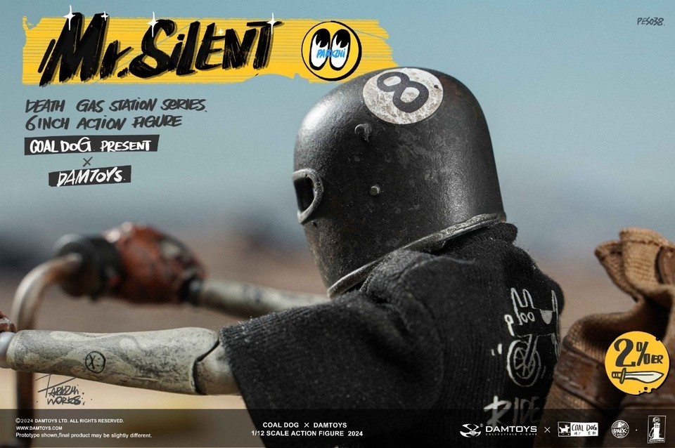 Coal Dog x DAMTOYS PES038 Mr.Silent 1/12 Death Gas Station Action Figure Deluxe Version