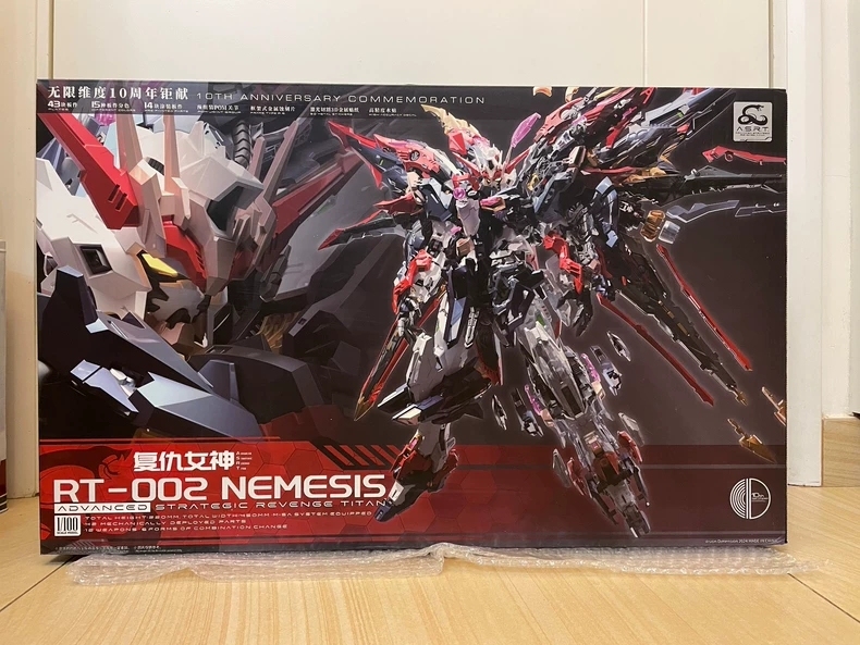 In Stock New Infinite Dimension 1/100 RT-002 Strategic Revenge Nemesis Model Kit