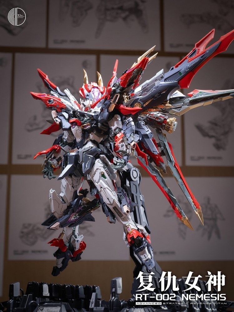 In Stock New Infinite Dimension 1/100 RT-002 Strategic Revenge Nemesis Model Kit