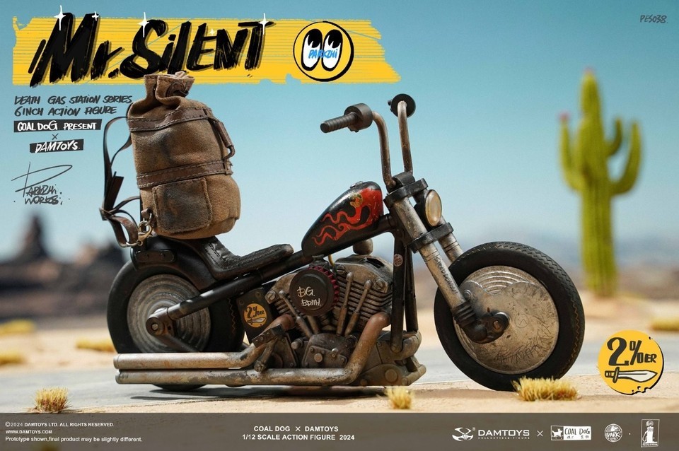 Coal Dog x DAMTOYS PES038 Mr.Silent 1/12 Death Gas Station Action Figure Deluxe Version