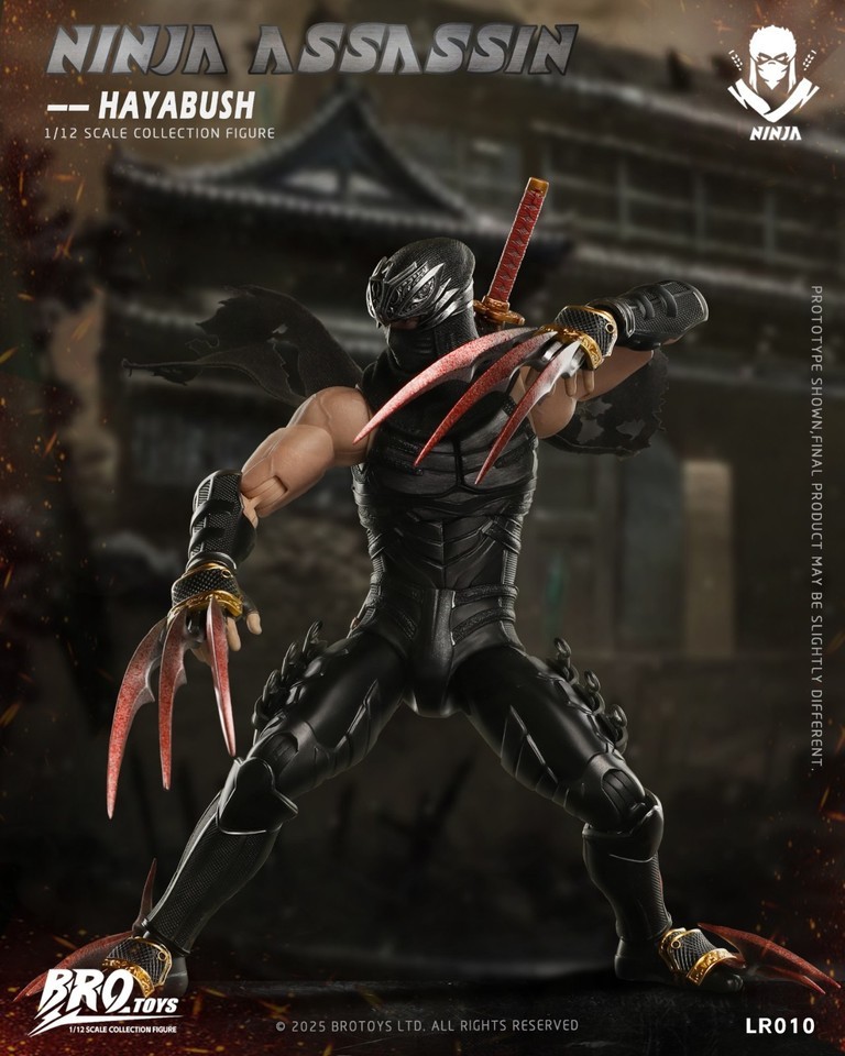 BROTOYS LR010 1/12 Ninja Assassin Falcon Collectible Male Action Figure In Stock