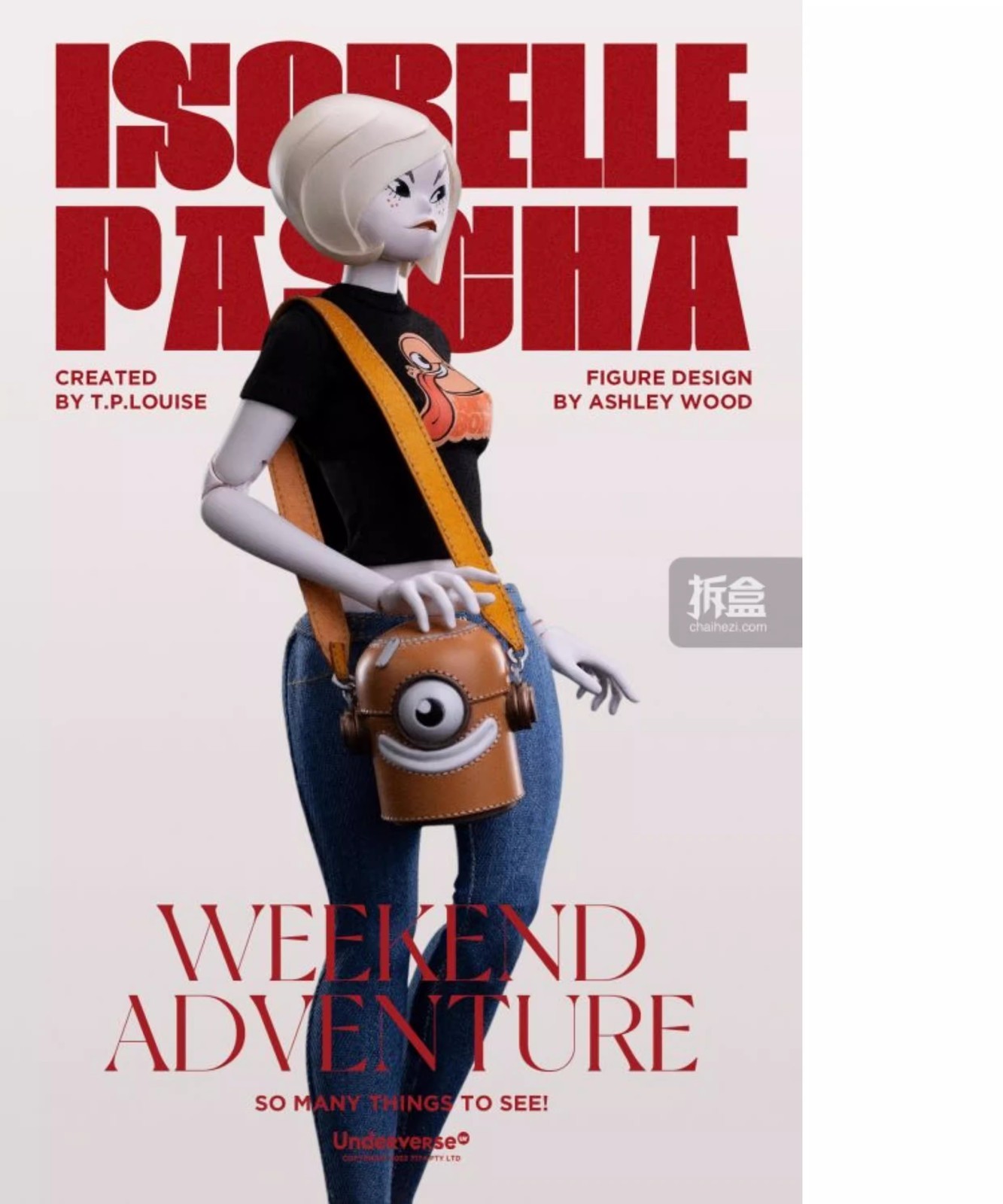 Underverse UV Weekend Adventure Isobelle Pascha 1/6 Action Figure In Stock