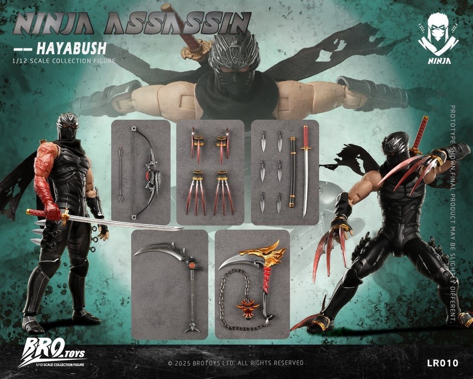 BROTOYS LR010 1/12 Ninja Assassin Falcon Collectible Male Action Figure In Stock
