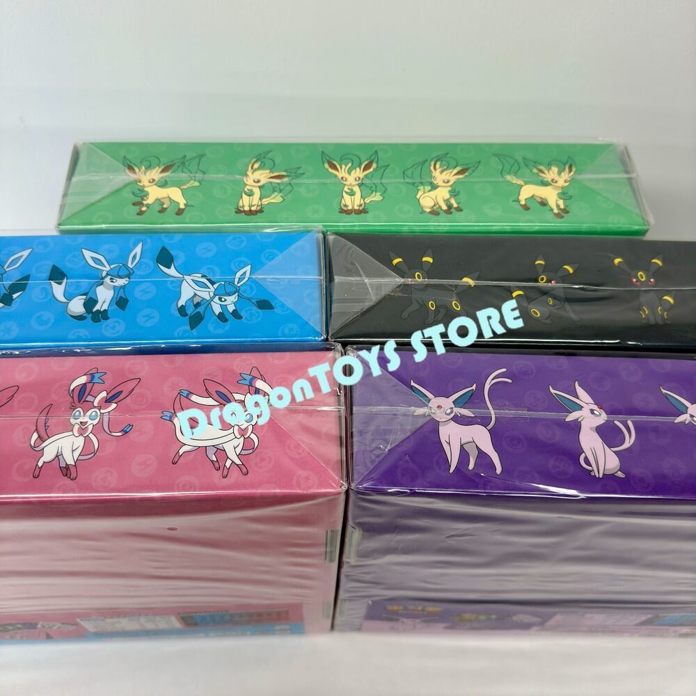 Pokemon S-Chinese Eevee GX 5 Gift Box Set Glaceon Leafeon Umbreon Sylveon Espeon