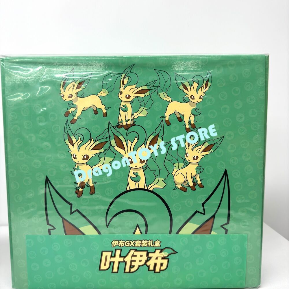 Pokemon S-Chinese Eevee GX 5 Gift Box Set Glaceon Leafeon Umbreon Sylveon Espeon