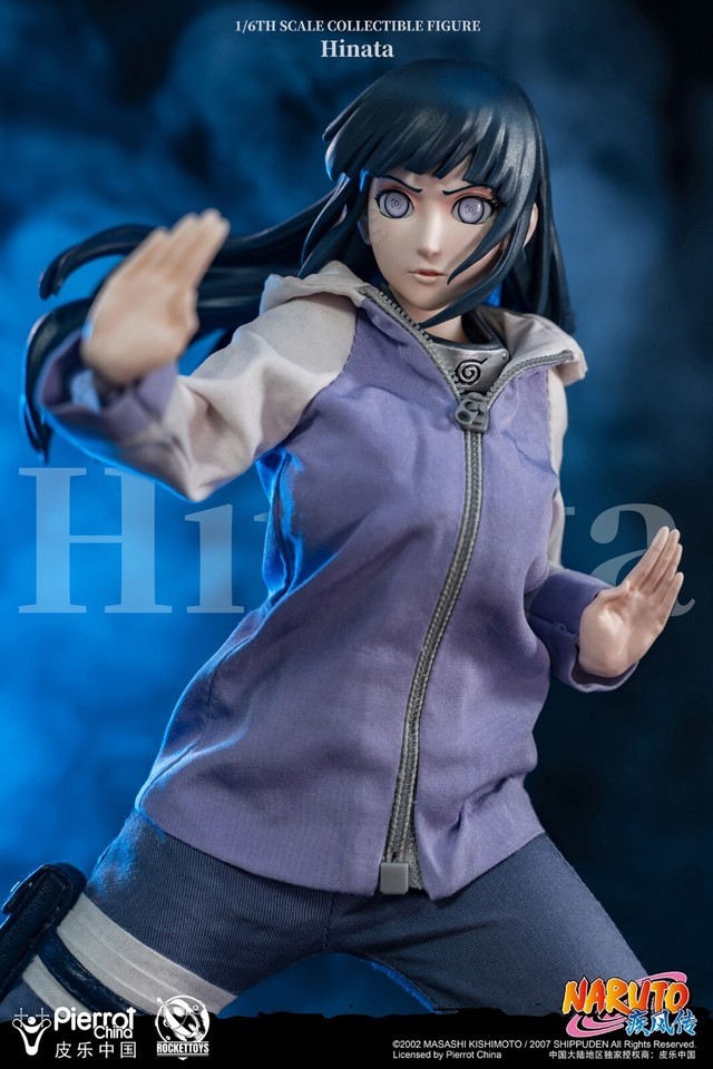 IN STOCK Rocket Toys ROC-006 1/6 Hinata Hyuga Female Ninja Action Figure Model
