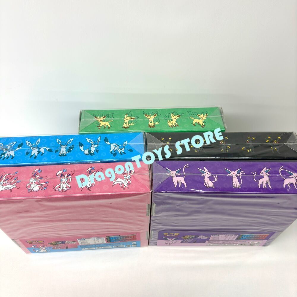 Pokemon S-Chinese Eevee GX 5 Gift Box Set Glaceon Leafeon Umbreon Sylveon Espeon