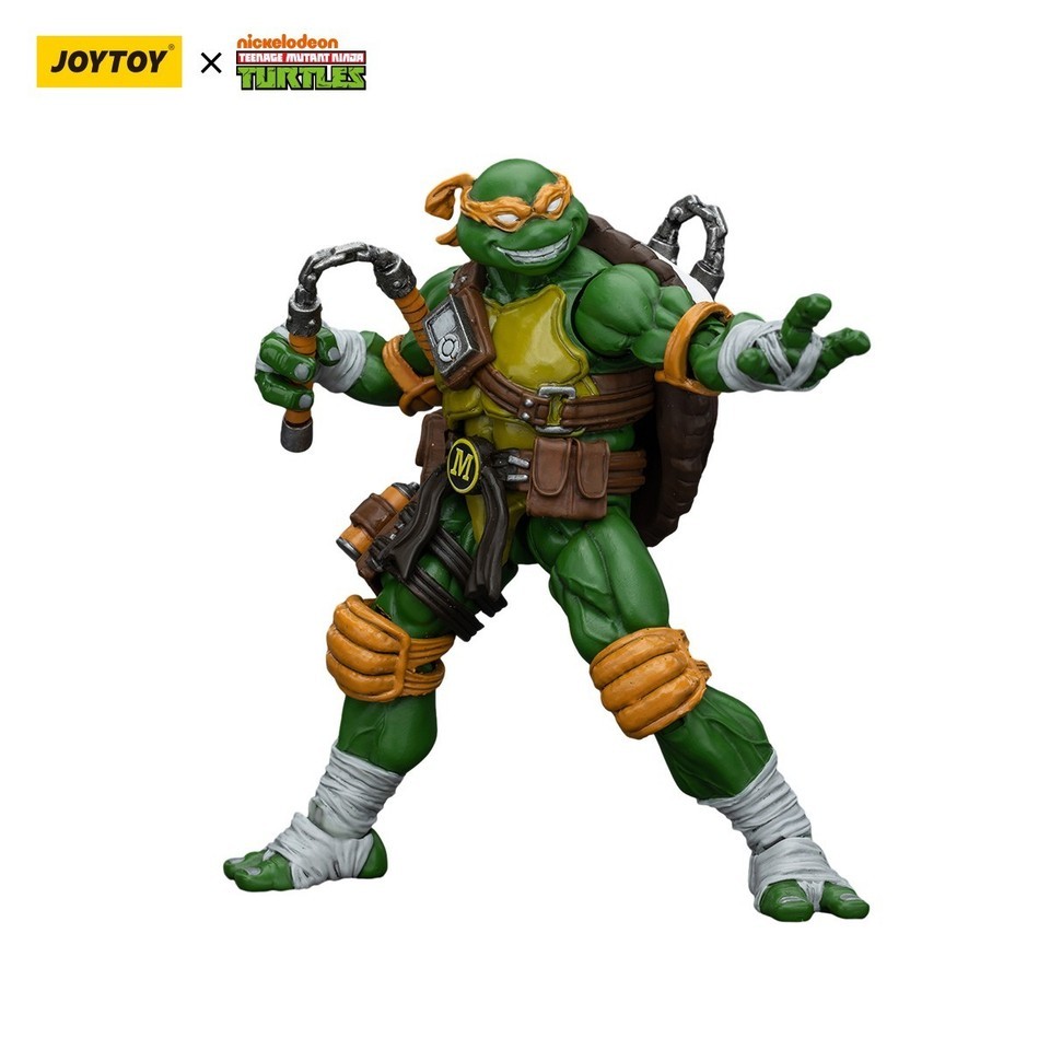 Original  JOYTOY TMNT Teenage Mutant Ninja Turtles 1/18 Action Figure  SET OF 4