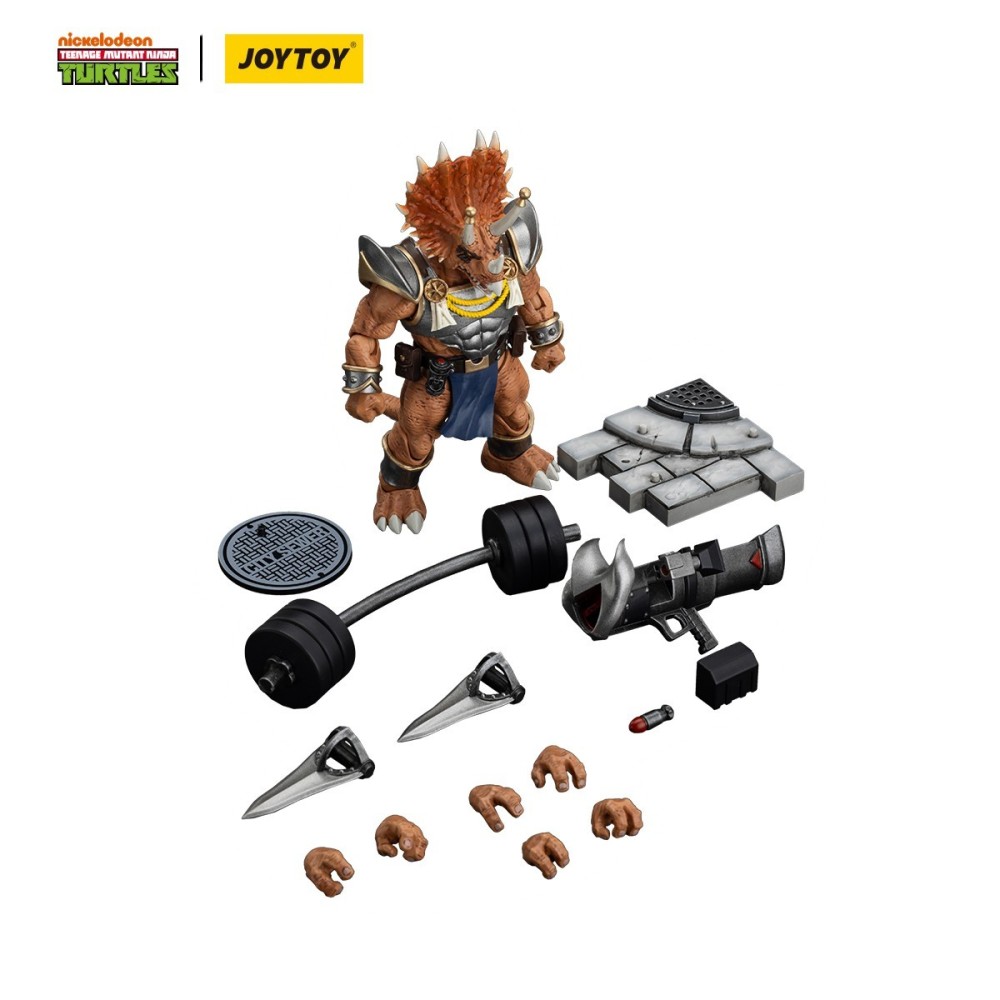 JOYTOY TMNT 1/18 Teenage Mutant Ninja Turtles Zorax Zork Triceraton Casey Jones
