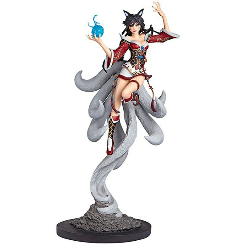 LOL Ahri the Nine-Tailed Fox figure Toys Game Model Anime Collectibles