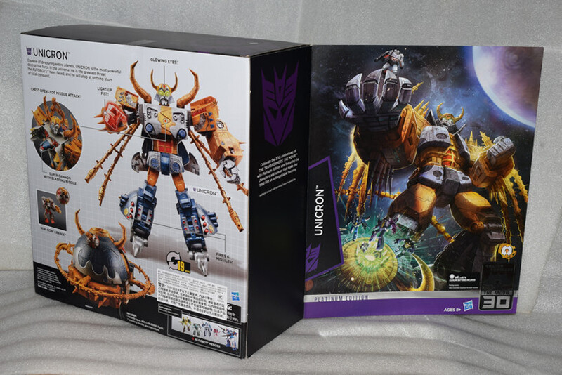 Hasbro Transformers Autobots Platinum Edition Unicron Collection Figure Model