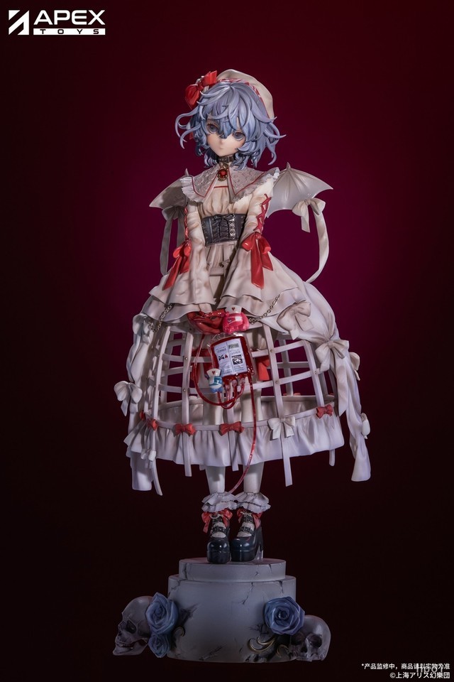 Original APEX Touhou Project Remilia Scarlet Blood Ver 1/7 Figure With Bonus Picture