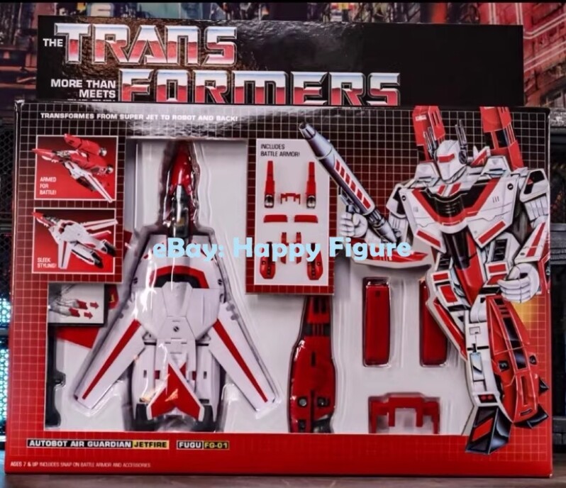 FG Model FG-01 Sky Fire w/ Fast Pack Armor Deluxe Ver. Action Figure InStock New