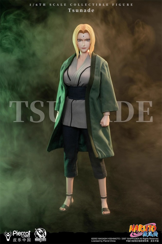 Original Rocket Toys Nartuo ROC-009 1/6 Female Ninja Tsunade Action Figure Model