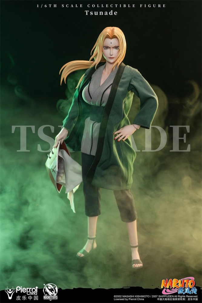 Original Rocket Toys Nartuo ROC-009 1/6 Female Ninja Tsunade Action Figure Model