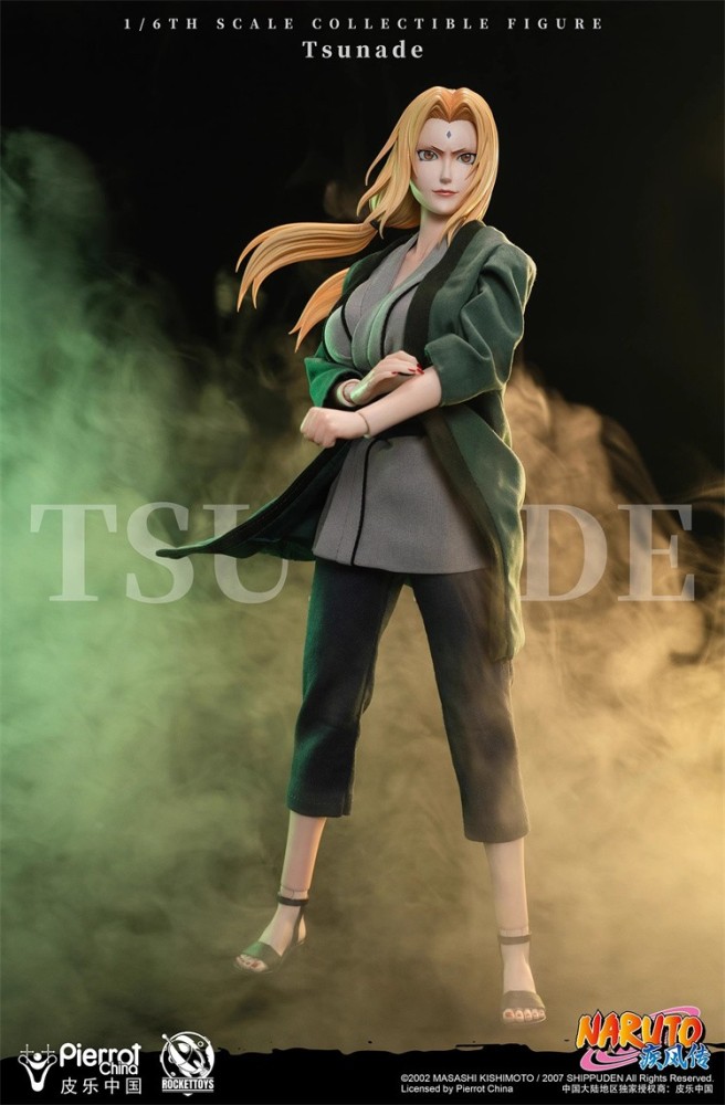 Original Rocket Toys Nartuo ROC-009 1/6 Female Ninja Tsunade Action Figure Model