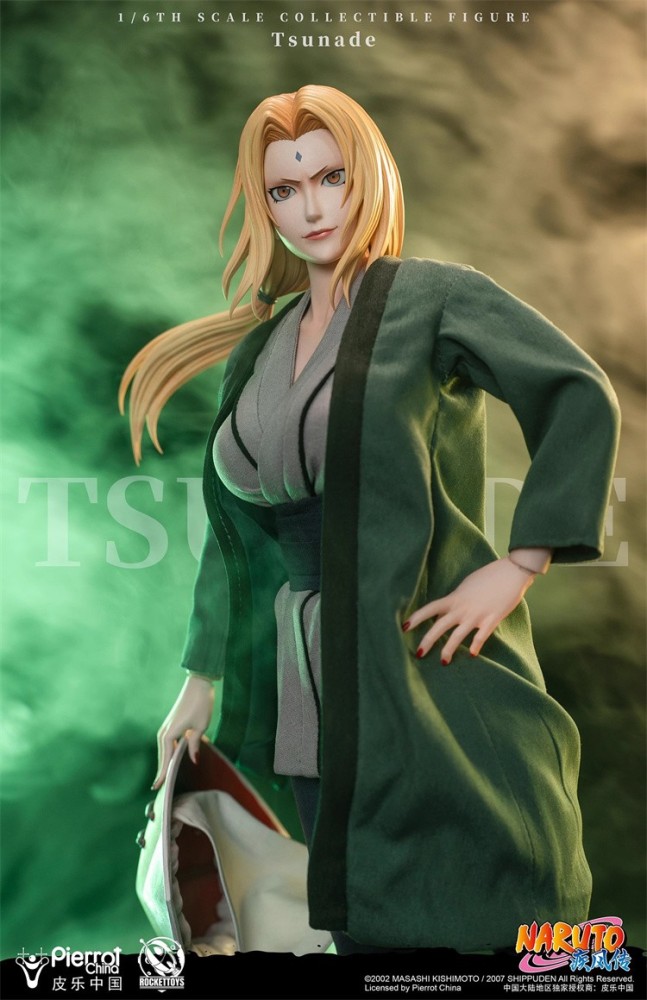 Original Rocket Toys Nartuo ROC-009 1/6 Female Ninja Tsunade Action Figure Model