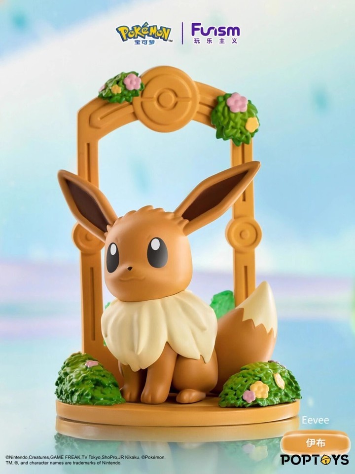 Authentic Funism Pokémon Eevee Evolution Case 9 Blind Box Espeon Sylveon Umbreon