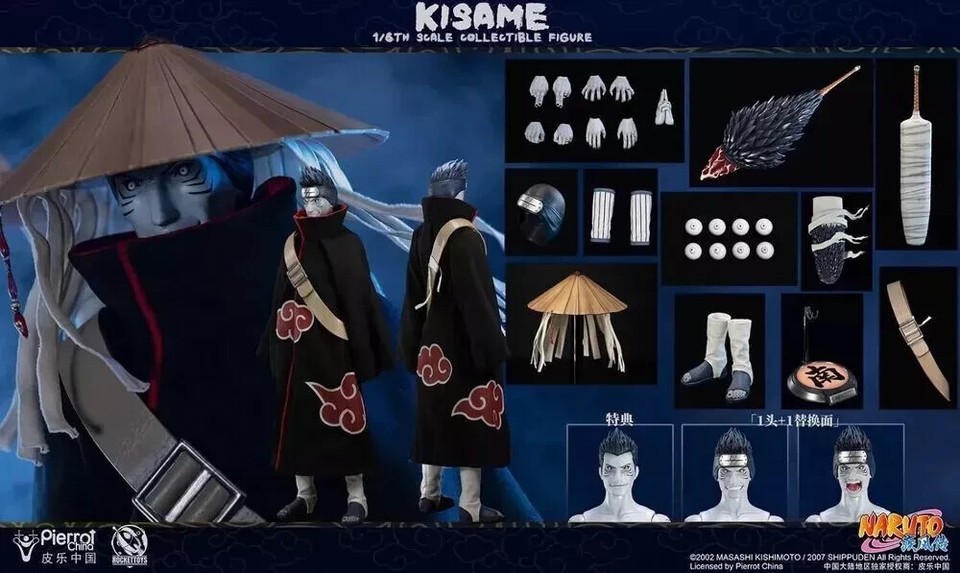 IN STOCK New Rocket Toys Naruto  ROC-007 1/6  Hoshigaki Kisame 1/6 Action Figure