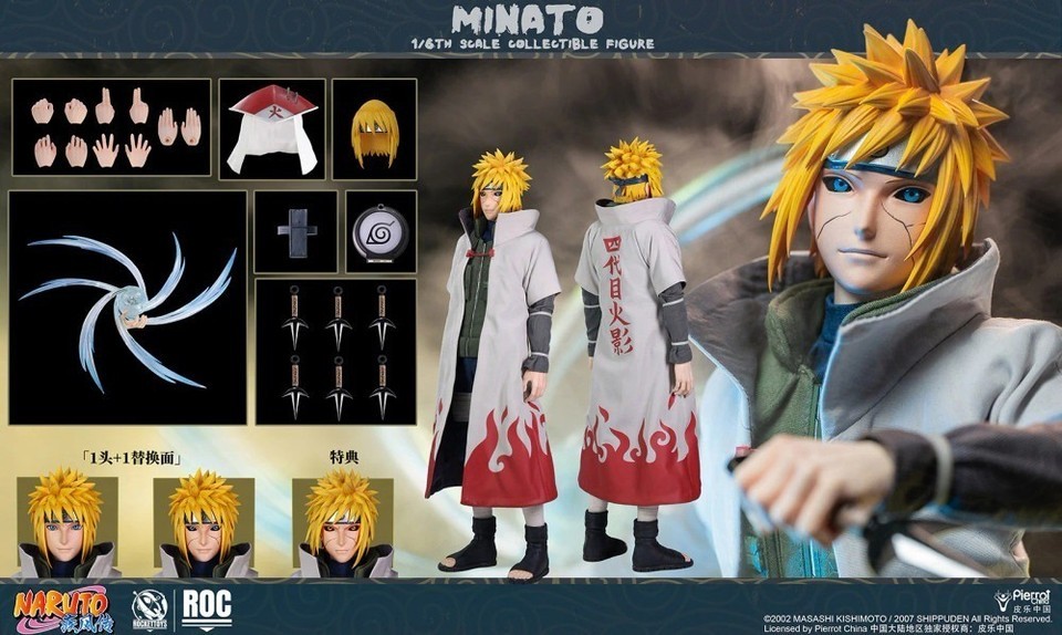ROCKET TOYS ROC-015 Nartuo Minato Namikaze Fourth Hokage 1/6 figure Pre-order