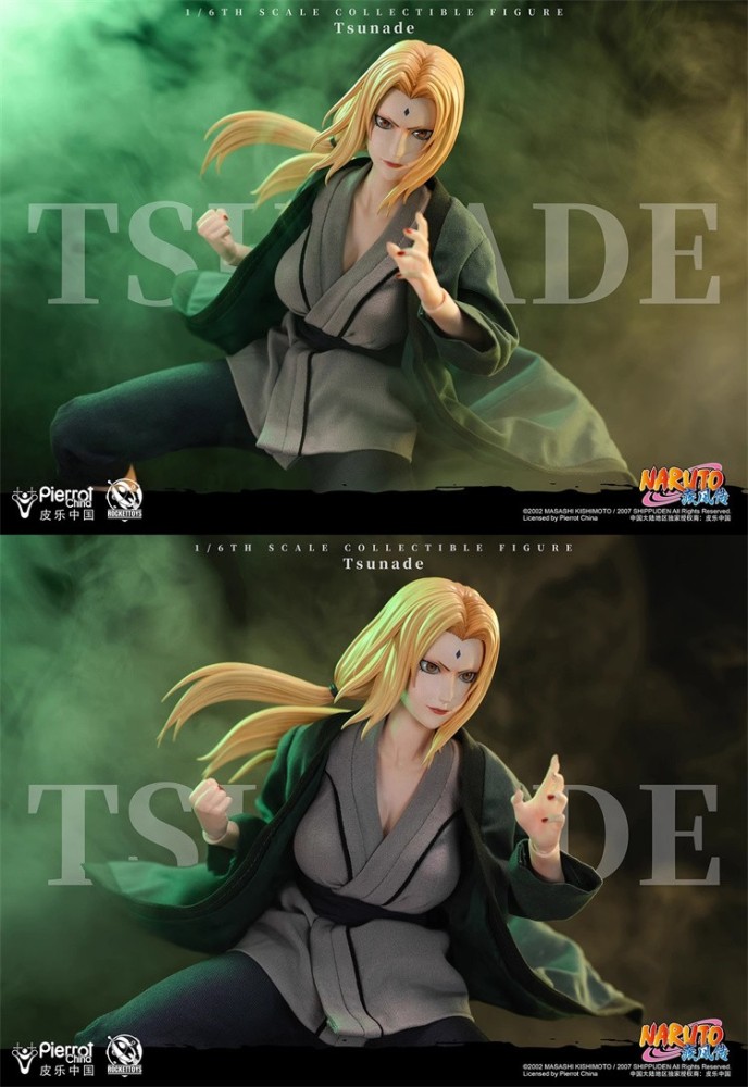 Original Rocket Toys Nartuo ROC-009 1/6 Female Ninja Tsunade Action Figure Model