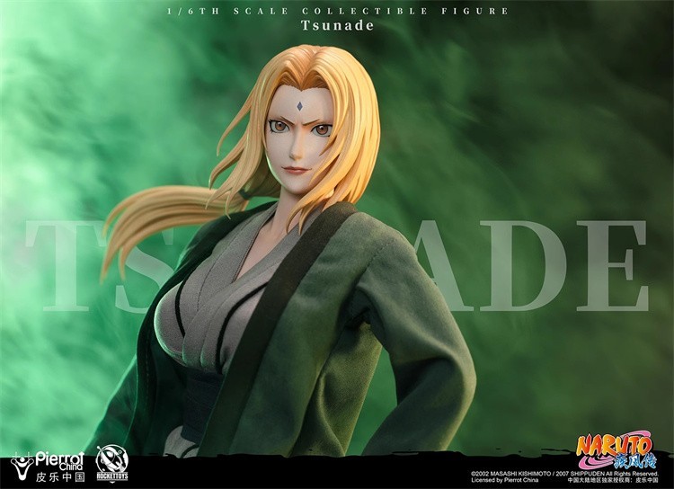 Original Rocket Toys Nartuo ROC-009 1/6 Female Ninja Tsunade Action Figure Model