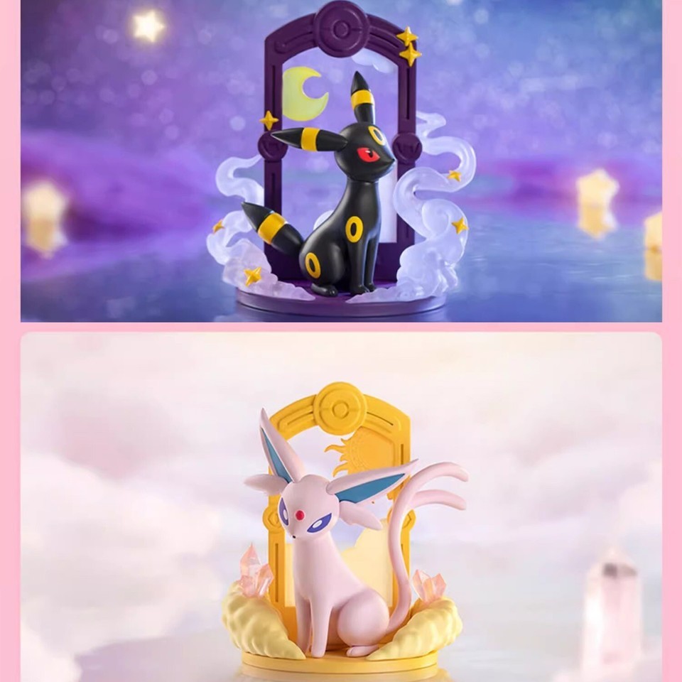 Authentic Funism Pokémon Eevee Evolution Case 9 Blind Box Espeon Sylveon Umbreon