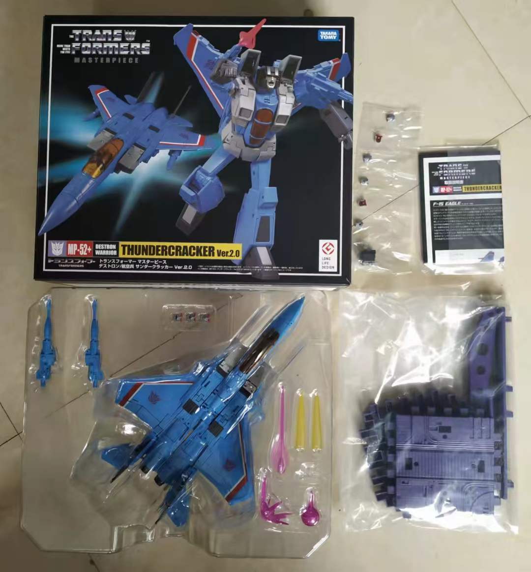 New In Stock Transforms  MP-52+ Thundercracker Version 2.0 Action Figure