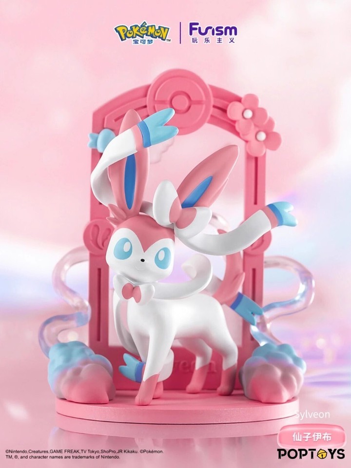 Authentic Funism Pokémon Eevee Evolution Case 9 Blind Box Espeon Sylveon Umbreon