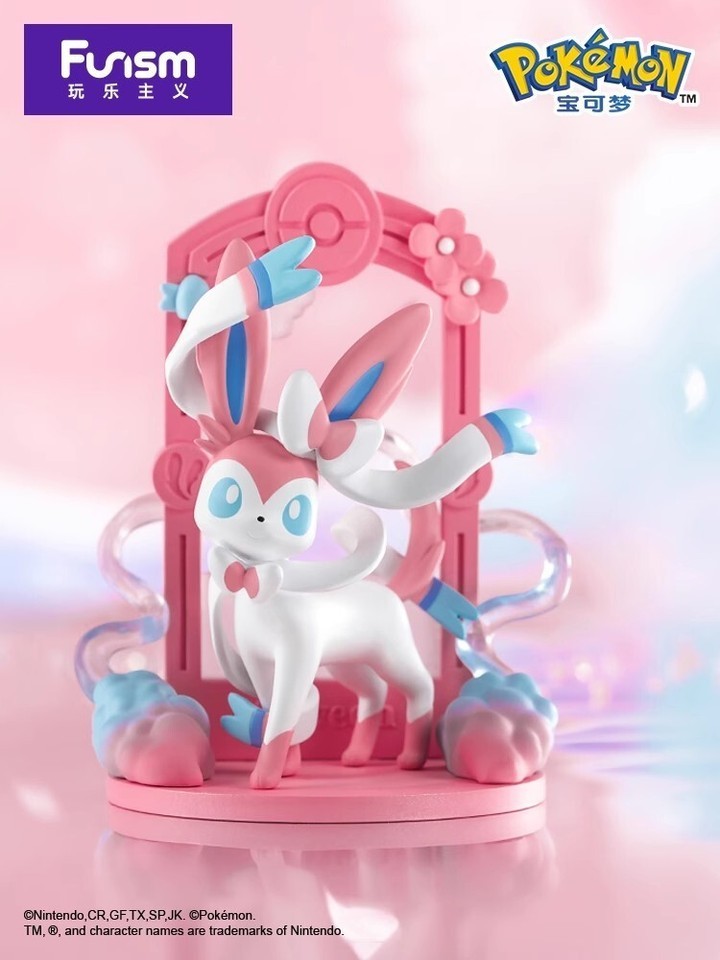 Authentic Funism Pokémon Eevee Evolution Case 9 Blind Box Espeon Sylveon Umbreon