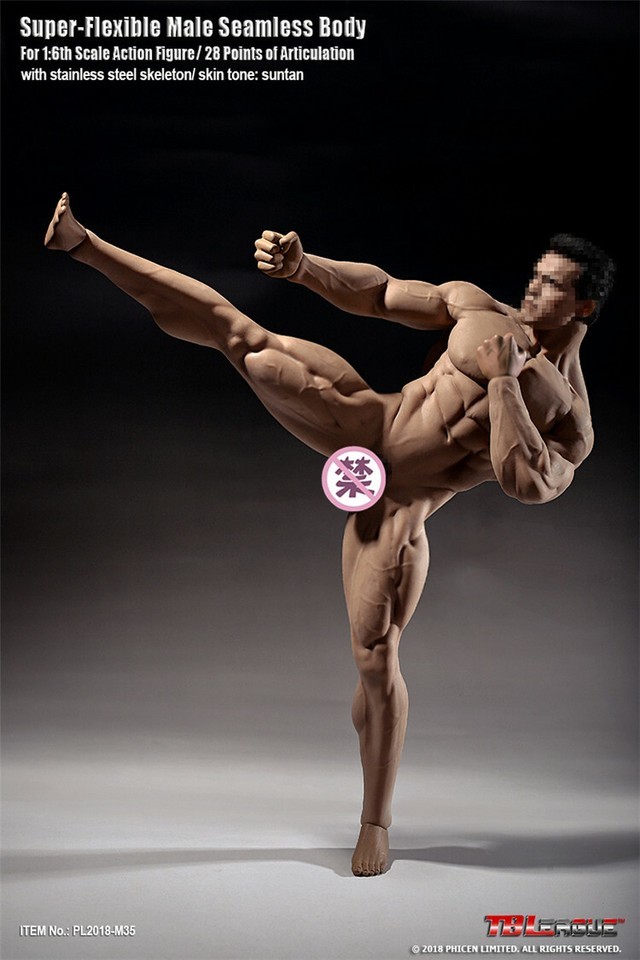 TBLeague PHICEN M35 1/6 Scale Male Seamless Super Muscular Figure Body Toy