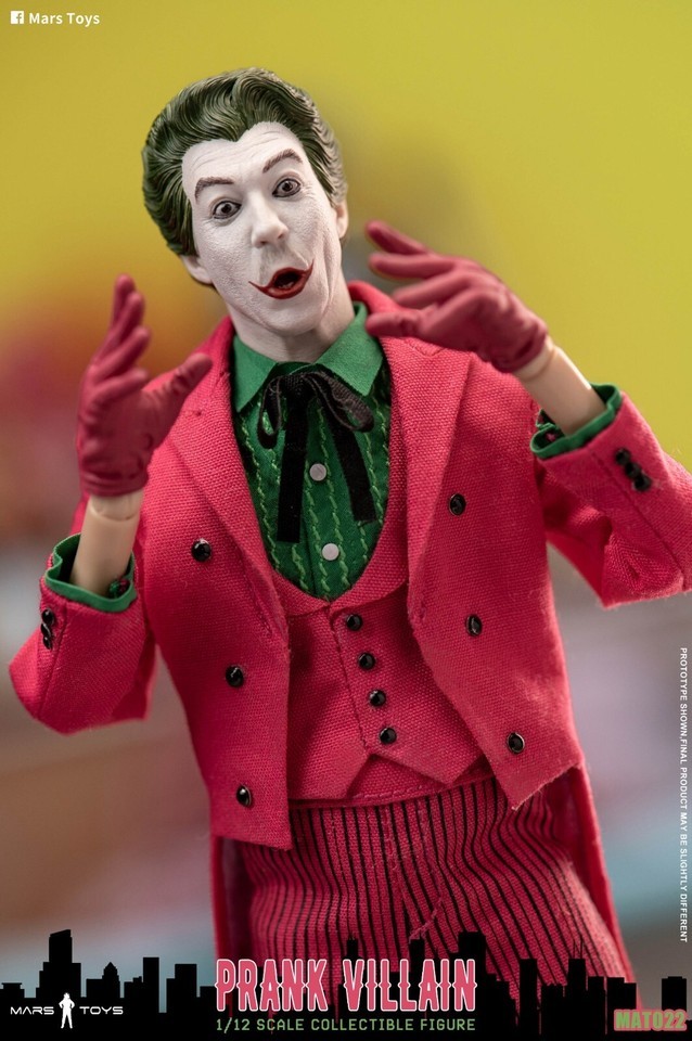 Ready! Mars Toys MAT022 1/12 Bat man Prank Villain Joker 6" Action Figure