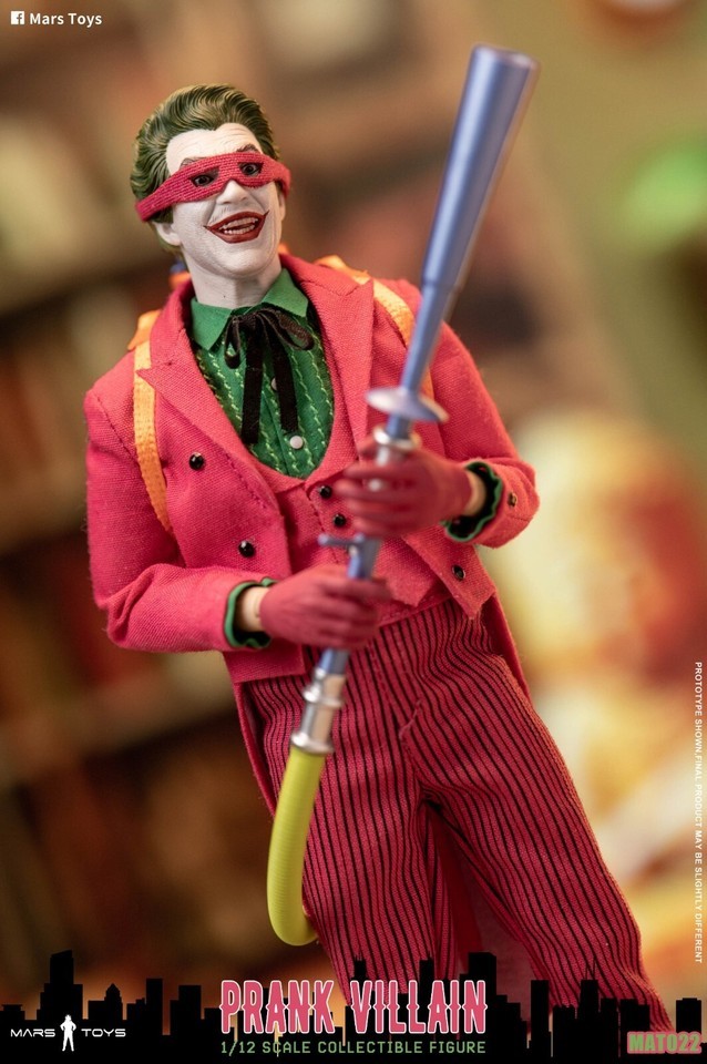 Ready! Mars Toys MAT022 1/12 Bat man Prank Villain Joker 6" Action Figure